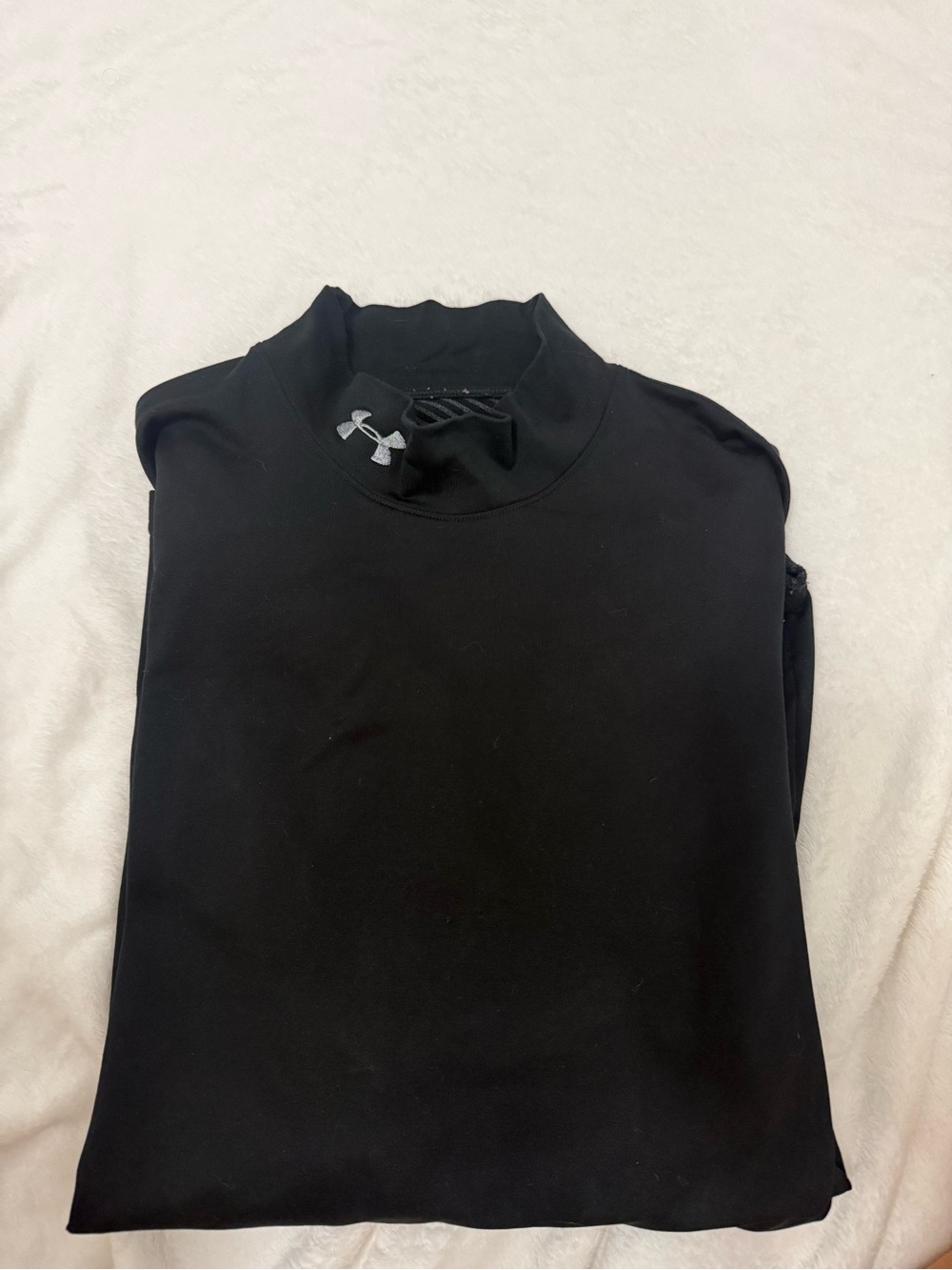Under Armour Black Long Sleeve Mock Neck Performance Top - Men's